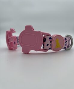 Pink Spot Dog Collar