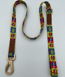 Colorful Geometric Pattern Dog Leash – Durable & Stylish